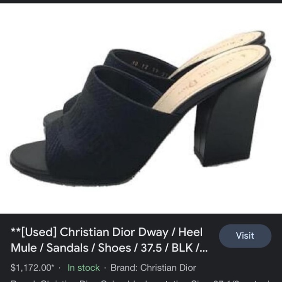 Dior block sandals - Picture 4 of 16